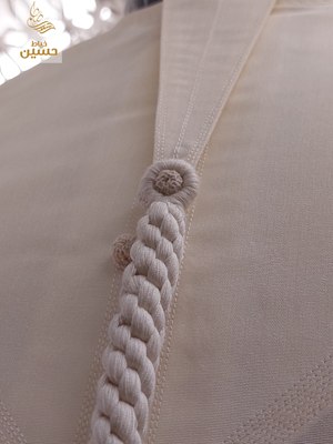 Close-up of the braided tarboosh tassel