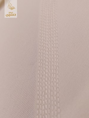 Close-up of the fine seam trim stitching
